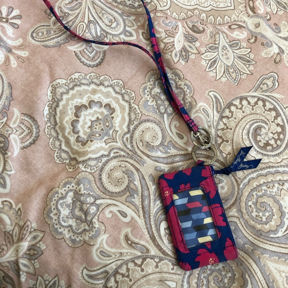 VERA BRADLEY Lanyard and ID Holder